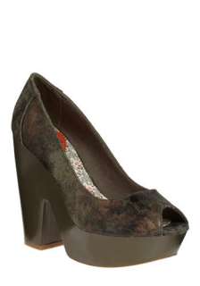 Dappled in Glam Heel   Brown, Wedding, Party, Casual, Green