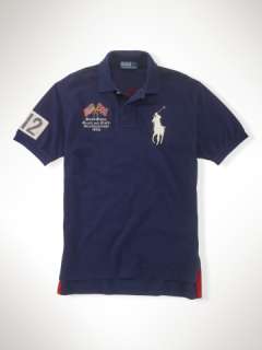 Classic Crossed Flags Big Pony   Classic Fit Polos   RalphLauren 