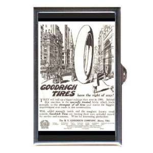 Goodrich Tires 1909 Car Ad Coin, Mint or Pill Box Made in USA