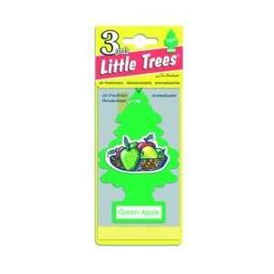    Little Tree Air Fresheners (3 Pack)   Green Apple Automotive