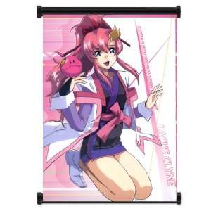 Gundam Seed Destiny Anime Girl Lacus Clyne Fabric Wall Scroll Poster 