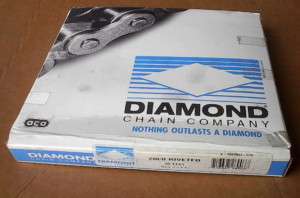 New 10 Diamond roller chain, 2060 riveted double pitch  