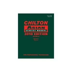 Chilton Asian Service Manual, 2010 Edition, Volume 3 Infiniti, Nissan 
