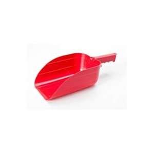  6 PACK PLASTIC UTILITY SCOOP, Color RED; Size 5 PINT 