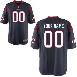 Mens Nike Houston Texans Customized Game Team Color Jersey (S 4XL 