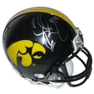 Chad Greenway Autographed Iowa Hawkeyes Mini Helmet   Autographed NFL 