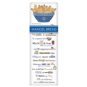 Mandel Bread Recipe Dish Towel   Jewish Sabbath  Kitchen 