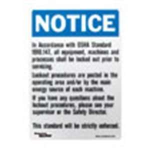    467A Master Lock Safety Series Lockout Signs 