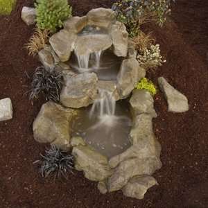  Natural Creations 001 TriAlpine Waterfall Outdoor Fountain 