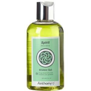  Anthony Body Essentials Shower Gel Spirit 8, oz (Quantity 