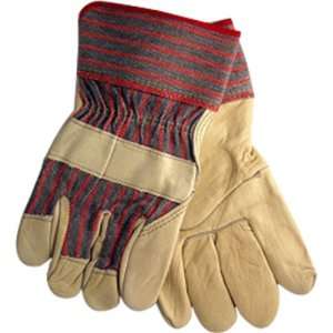  Safety Gloves   Mustang Leather Palm Gloves w/ Rubberized 
