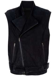 Haider Ackermann Sleeveless Biker Jacket   Hostem   farfetch 