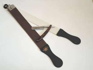 HIGH QUALITY STRAIGHT RAZOR SHAPING STROP SET EXCELLENT  