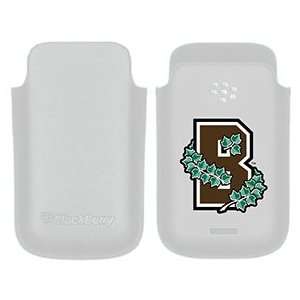  Brown ivy on BlackBerry Leather Pocket Case Electronics