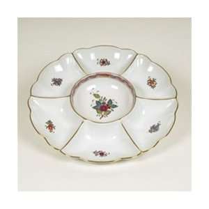   Chinese Bouquet Multicolor Sectioned Appetizer Dish