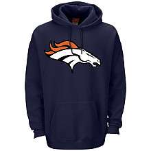 Denver Broncos Mens Big & Tall Custom Fleece Hooded Sweatshirt 