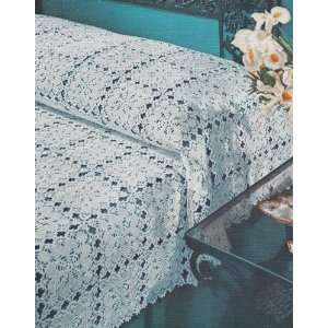 Vintage Crochet Pattern to make   New Orleans Motif Bedspread. NOT a 