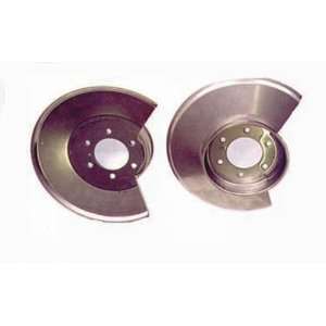   Dust Shield, Stainless, 78 86 CJ with 2 bolt caliper plate Automotive