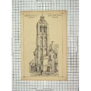  Architecture 1869 Tower Saint Margin Tours Roper