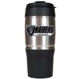  Oakland Raiders 18oz Stainless Steel Travel Mug Sports 