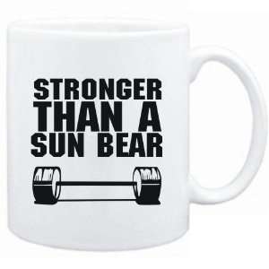  Mug White Stronger than a Sun Bear  Animals