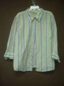   Lot of 6 Womens Cute Button Up Shirts Tops 3X 22/24 Talbots  