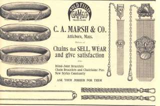 1907 ad lg a c a marsh co jewelry  