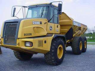 this is a 2006 john deere 250d articulated off road dump truck cab 