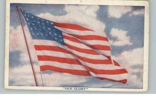 American Flag Old Glory c1910 Postcard  