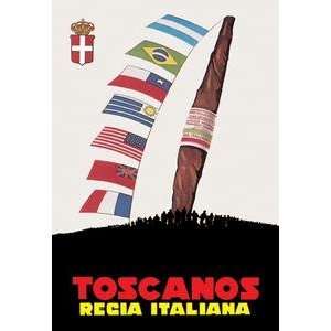  Paper poster printed on 20 x 30 stock. Italian Cigar