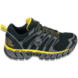 Athletics K Swiss Womens Blade Max Trail Blk/Charcoal/Yellow Shoes 