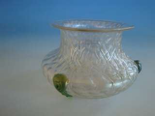 0511A1 029 Loetz Glas Vase Nautilus um 1910  