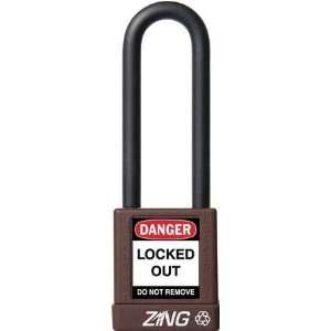  ZING 7060 Padlock,Lockout,RecycLock,KD,Brown,3