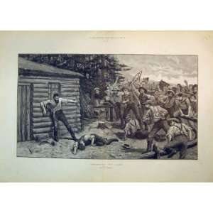   1892 Man Trapped Prisoner Ranch Gun Rope Dead Berkeley