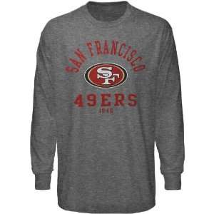  San Francisco 49ers Team Two Long Sleeve T Shirt   Ash 