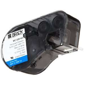 Brady MC 500 422 Polyester B 422 Black on White Label Maker Cartridge 
