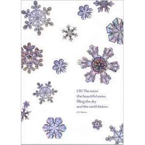   12 Christmas Cards   Oh The Snow The Beautiful Snow J.W. Watson Poem