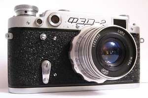 FED 2 Type C 35mm Camera # 1237575 Good  
