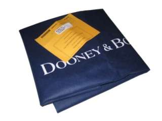 NWT Dooney & Bourke FLORENTINE SMITH BAG Chestnut Brown ~ GIFT RECEIPT 
