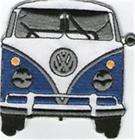 VW BLUE KOMBI [front] IRON ON PATCH BUY 2 GET 1 FREE