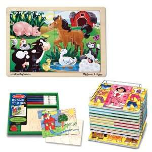 Decorate Your Own Jigsaw Puzzles and On the Farm Jigsaw Puzzle 