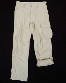 NWT $145 Polo Ralph Lauren Mens Tan Roll up Cargo Pants  