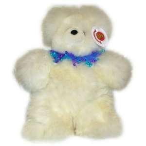  Genuine Alpaca Bear. Genuine Light Colored Alpaca Teddy 