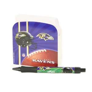  Baltimore Ravens Pen & Paper Set