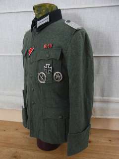 Wehrmacht Feldbluse M36 Feldjacke Wolle Offizier Leutnant Infanterie 