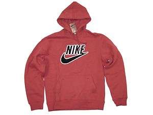 Nike Sweatshirt mit Kapuze Hoodie Rot Top Neu Pullover Gr.M  