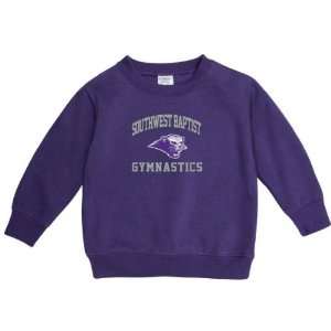   Purple Toddler Gymnastics Arch Crewneck Sweatshirt