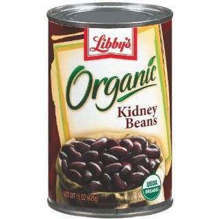 Libbys Organic Dark Red Kidney Beans, 15 Ounce Cans (Pack of 12)