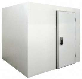 Kühlhaus Kühlzelle 80mm Isolierung mit Edelstahlboden leichter 