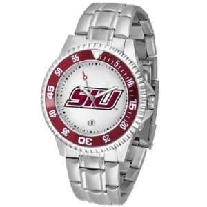 Southern Illinois Salukis Competitor Mens Watch with Steel Band